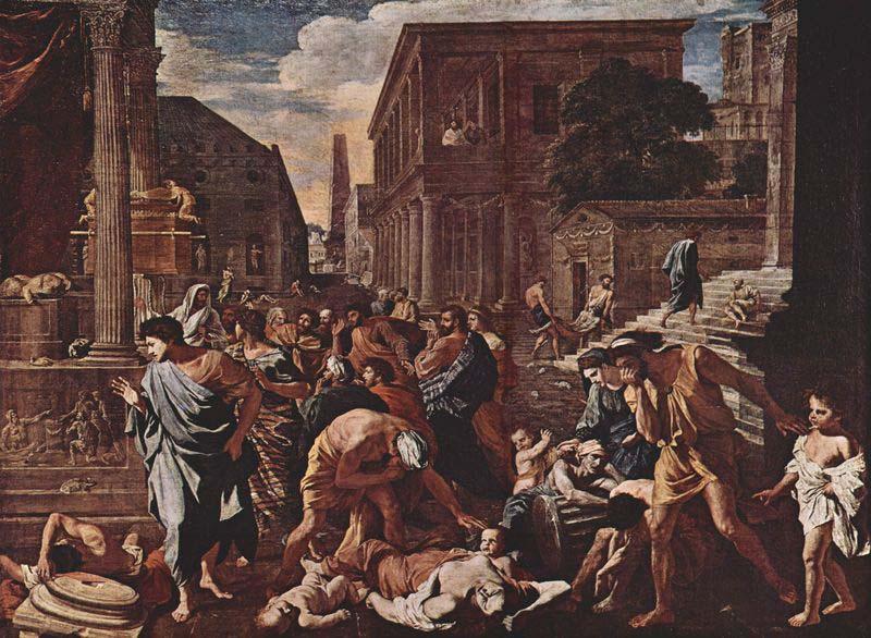 Nicolas Poussin The Plague at Ashdod, China oil painting art